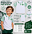 Camisa Polo Palmeiras Infantil Branca e Verde Oficial - Imagem 3