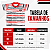 Camiseta Bebê São Paulo Listras Tricolor Oficial - Imagem 4