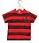 Camiseta Bebê Flamengo Listras Revedor - Imagem 1