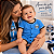Macacão Bebê Grêmio Manga Curta Unissex 100% Aldodão Oficial - Imagem 2