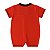 Macacão Bebê Flamengo Curto Vermelho Oficial - Imagem 3