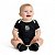 Body e Pantufa Santos Preto Torcida Baby​ - Imagem 1