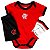 Kit Bebê Flamengo Body Shorts e Meia Oficial - Imagem 1