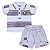 Conjunto Bebê Santos Polo e Bermuda Oficial - Imagem 1