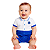 Macacão Bebê Cruzeiro Uniforme Curto Oficial - Imagem 1