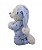 Ursinho Pelúcia Que Reza Pijama Azul 30cm - Imagem 3
