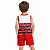 Conjunto Infantil São Paulo Camisa Regata e Shorts Oficial - Imagem 2
