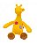 Pelúcia Girafa Amarela Pintas Coloridas 37cm - Imagem 2