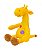 Pelúcia Girafa Amarela Pintas Coloridas 37cm - Imagem 1