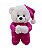 Ursinha Pelúcia Que Reza Pijama Pink 30cm - Imagem 1