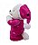 Ursinha Pelúcia Que Reza Pijama Pink 30cm - Imagem 3