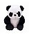 Pelúcia Ursinho Panda Sentado 20cm - Imagem 1
