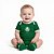 Body e Pantufa Palmeiras Verde Torcida Baby - Imagem 1