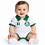 Body Palmeiras Polo Branco Torcida Baby - Imagem 1
