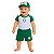 Kit Bebê Palmeiras Conjunto Com Body Shorts e Boné Oficial - Imagem 1