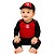 Conjunto Bebê Flamengo Body Calça e Boné Rubro Negro Oficial - Imagem 1