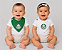 Kit Babador Bandana Palmeiras Verde e Branco Oficial - Imagem 1