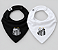 Kit Babador Bandana Santos Preto e Branco Oficial - Imagem 3