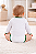 Body Palmeiras Longo Branco Torcida Baby Oficial - Imagem 2