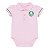 Body Palmeiras Polo Rosa Manga Curta Oficial - Imagem 2