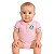 Body Palmeiras Polo Rosa Manga Curta Oficial - Imagem 1