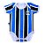 Body Bebê Grêmio Jogo Listrado Oficial - Imagem 1