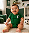 Body Bebê Palmeiras Jogo Listrado Oficial - Imagem 1