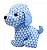Pelúcia Cachorro de Pano Triângulo Azul 22cm - Imagem 2