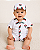 Macacão Bebê Fluminense Curto com Boné Oficial - Imagem 1