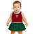 Vestido Bebê Regata Fluminense Tricolor Oficial - Imagem 1