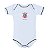 Conjunto Bebê Corinthians Body e Pantufa Branco Oficial - Imagem 2
