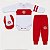 Conjunto Bebê Internacional Body Longo Calça e Boné Oficial - Imagem 3