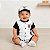 Kit Bebê Corinthians Conjunto 2 Peças Curto Macacão E Boné - Imagem 3