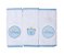 Kit Fralda Gifts Toys Com 3 Pçs Urso Azul Papi - Imagem 1