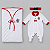 Kit Maternidade Flamengo Meninas Branco - Torcida Baby - Imagem 2