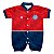 Macacão Bebê Bahia Curto Tricolor Torcida Baby - Imagem 3