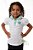 Camiseta Palmeiras Polo Infantil Feminina Oficial - Imagem 1