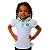 Camiseta Palmeiras Polo Branca Infantil Feminina Oficial - Imagem 1