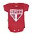 Body Bebê São Paulo Vermelho Escudo Oficial - Imagem 1