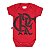 Body Bebê Flamengo Vermelho Escudo Oficial - Imagem 1