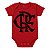 Body Bebê Flamengo Vermelho Escudo Oficial - Imagem 2