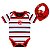 Kit Bebê Flamengo Com Body e Bandana Oficial - Imagem 3