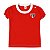 Baby Look São Paulo Feminina Vermelha Oficial - Imagem 2
