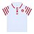 Camisa Infantil Internacional Polo Branca Oficial - Imagem 3