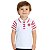 Camisa Infantil Internacional Polo Branca Oficial - Imagem 1