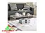 Mesa De Centro Acrílico Formato U Linha Home Luxe - Imagem 2