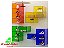 Cubo de Acrílico Projeto fixo Parede 4 Pçs Linha Color Decoration - Imagem 3