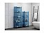 Estante Multifuncional Azul Transp Conj com 4 e 5 Prateleiras - Imagem 1