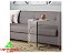 Mesa Lateral de Acrílico Transp Formato C Linha Home Luxe - Imagem 4