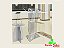 Púlpito De Acrílico Tradicional Nobre 02 Curvo 1PC Com Mesa Assistente - Imagem 1